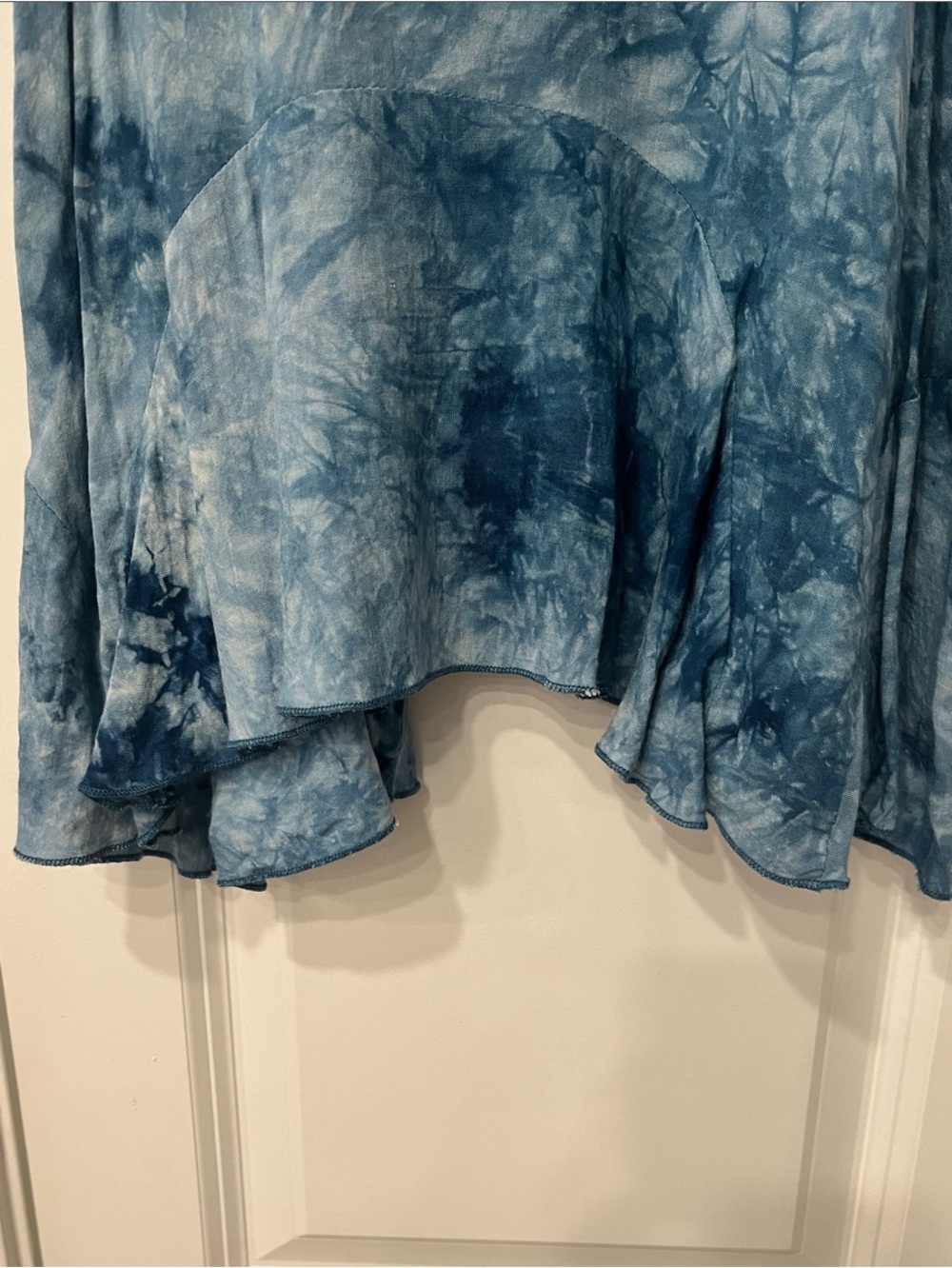 Umgee Blue Tie-Dye Spaghetti Strap Tank Top - Picture 3 of 11